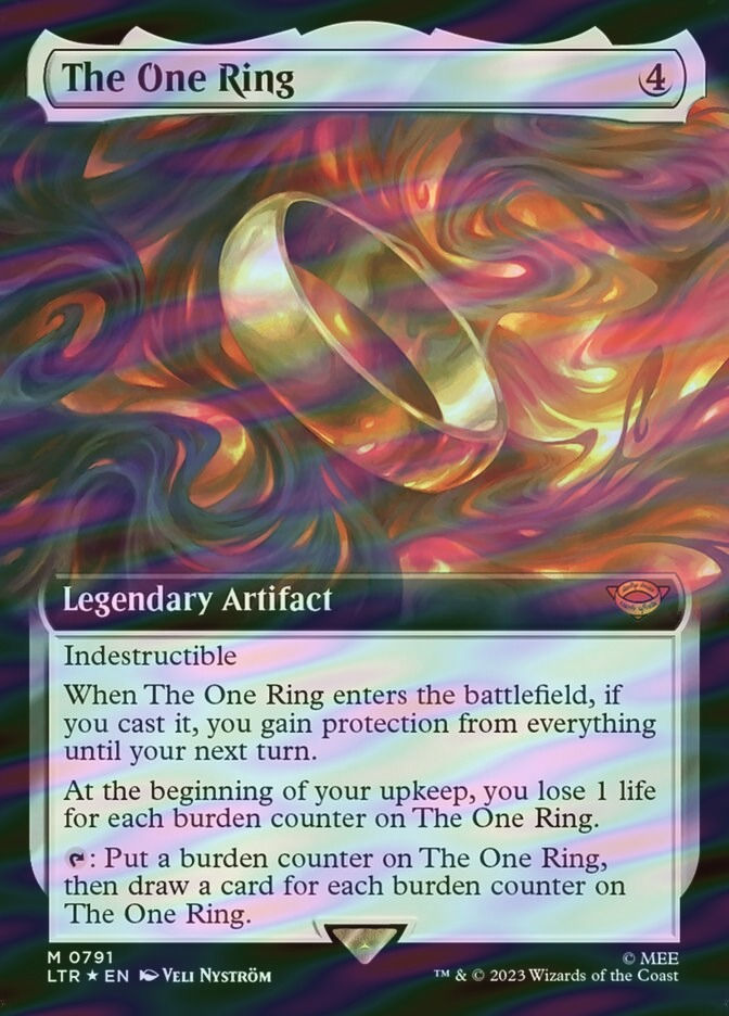 The One Ring (LTR) (791) / Extended Art / Surge Foil