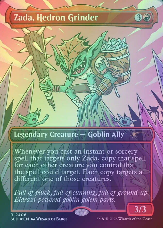 Zada, Hedron Grinder (SLD) (2406) / Borderless / Foil
