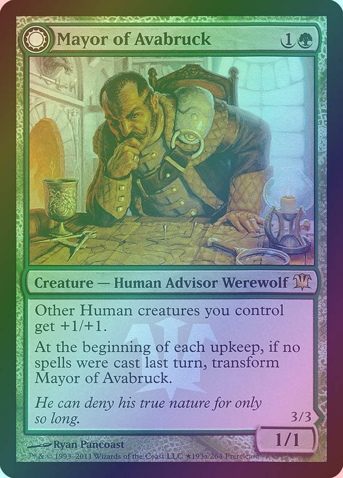 Mayor of Avabruck // Howlpack Alpha (PISD) (193★) / Foil