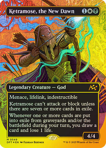 Ketramose, the New Dawn (DFT) (549) / Borderless  / First Place Foil