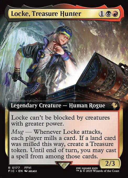 Locke, Treasure Hunter (FIC) (177) / Extended Art