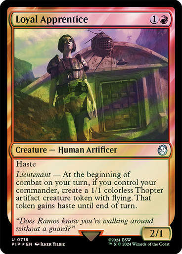 Loyal Apprentice (pip) (718) / Surge Foil
