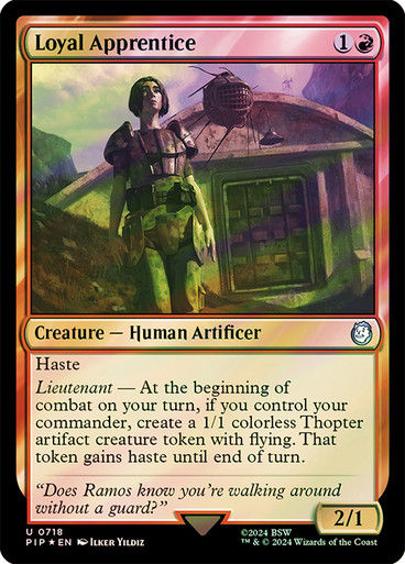 Loyal Apprentice (pip) (718) / Surge Foil