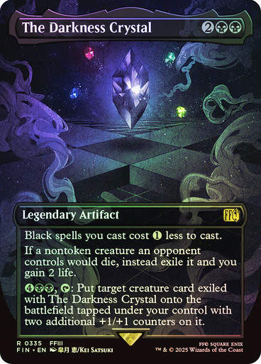 The Darkness Crystal (FIN) (335) / Borderless / Foil