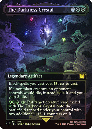 The Darkness Crystal (FIN) (335) / Borderless / Foil