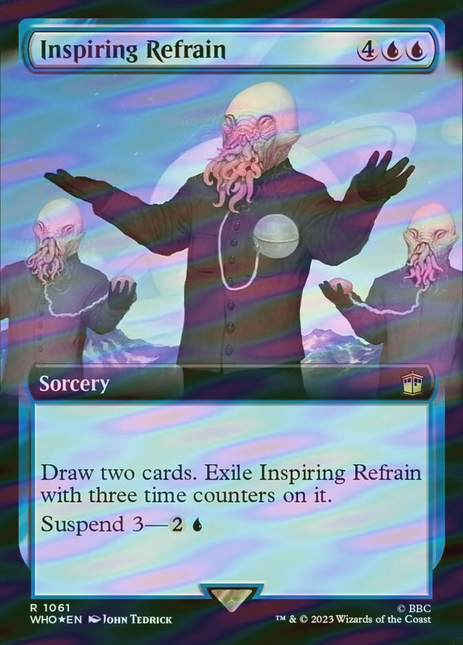 Inspiring Refrain (WHO) (1061) / Extended Art / Surge Foil
