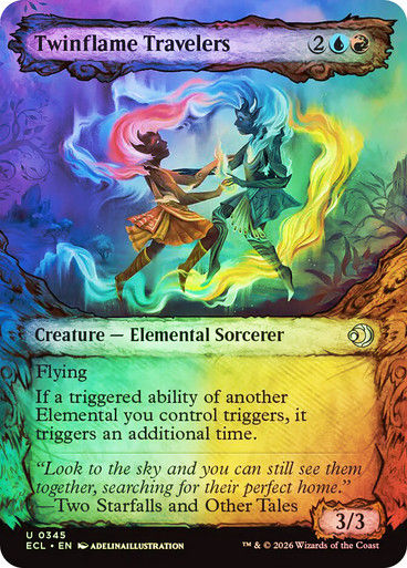 Twinflame Travelers (ECL) (345) / Showcase / Foil