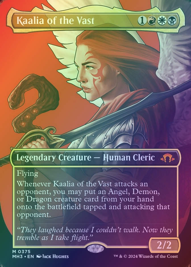 Kaalia of the Vast (MH3) (375) / Borderless / Foil
