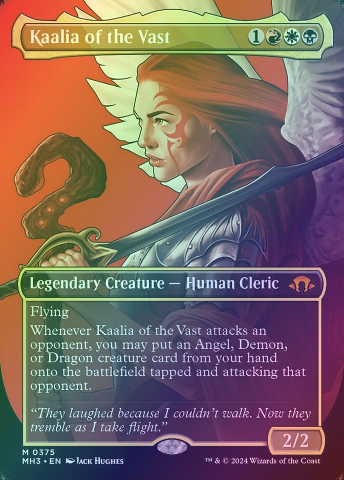 Kaalia of the Vast (MH3) (375) / Borderless / Foil