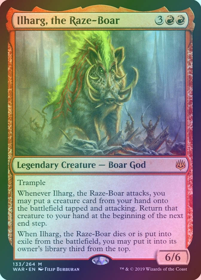 Ilharg, the Raze-Boar (WAR) (133) / Foil