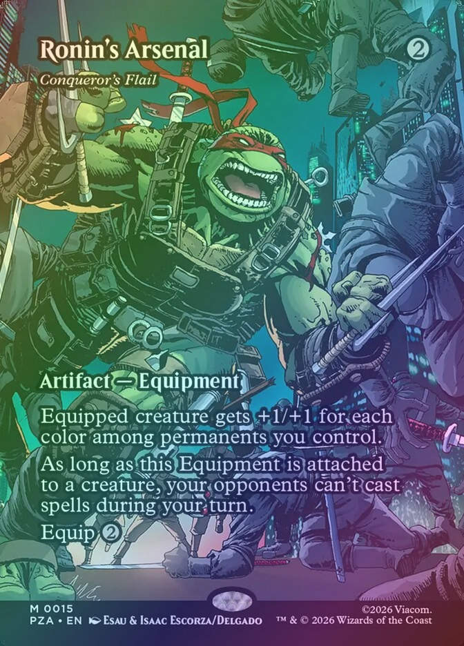 Conqueror's Flail (PZA) (15) / Borderless / Foil