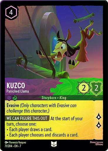Kuzco - Panicked Llama (LOR_ARC) / Foil