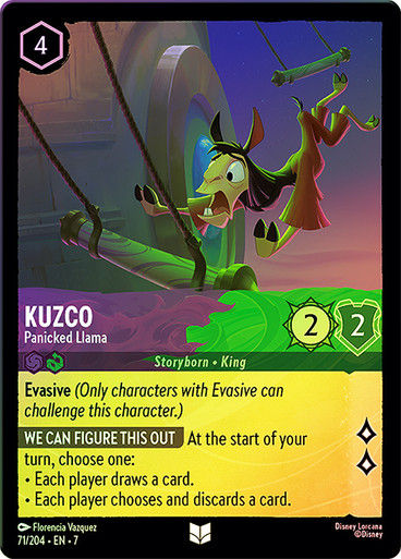 Kuzco - Panicked Llama (LOR_ARC) / Foil