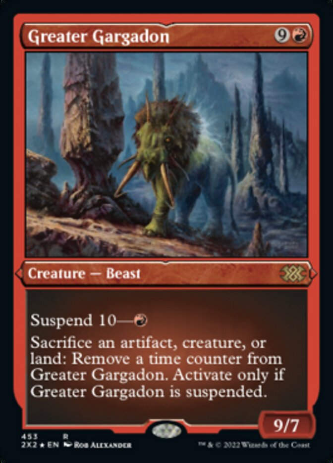 Greater Gargadon (2X2) / Etched Foil