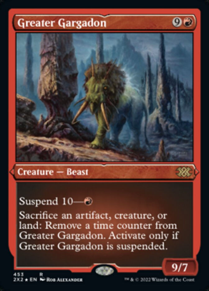 Greater Gargadon (2X2) / Etched Foil