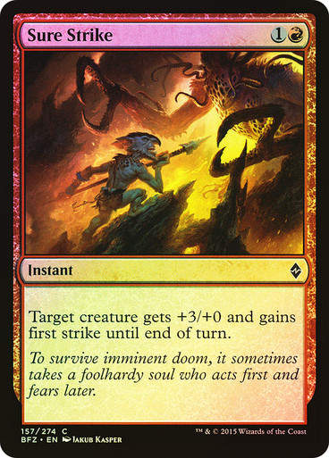 Sure Strike (BFZ) (157) / Foil