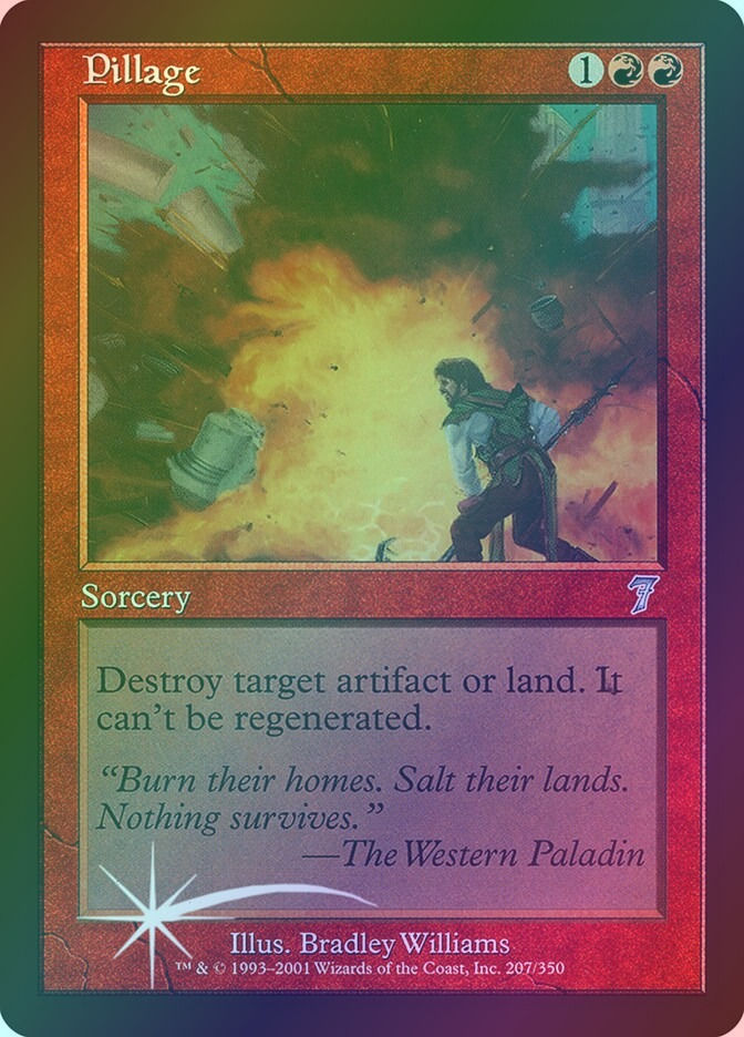 Pillage (7ED) (207★) / Foil