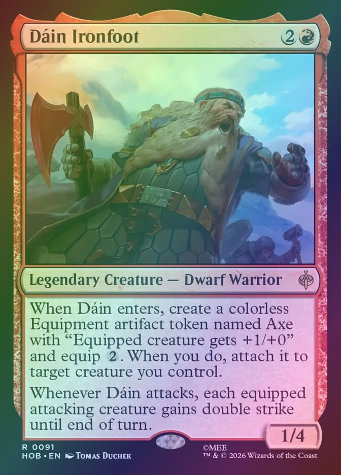 Dáin Ironfoot (HOB) (91) / Foil