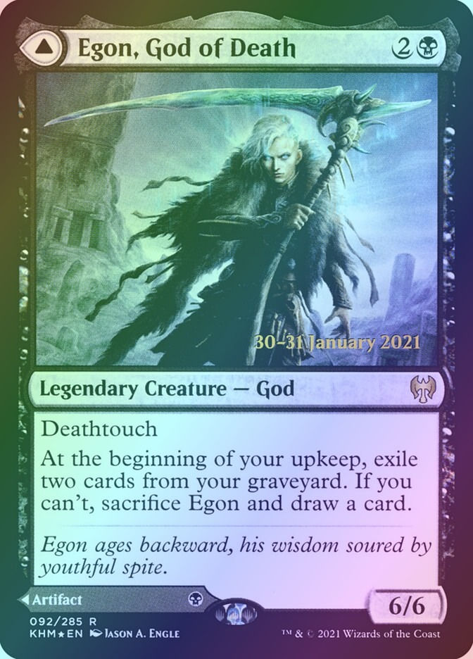 Egon, God of Death // Throne of Death (PKHM) (92s) / Foil — cara 1 de 2