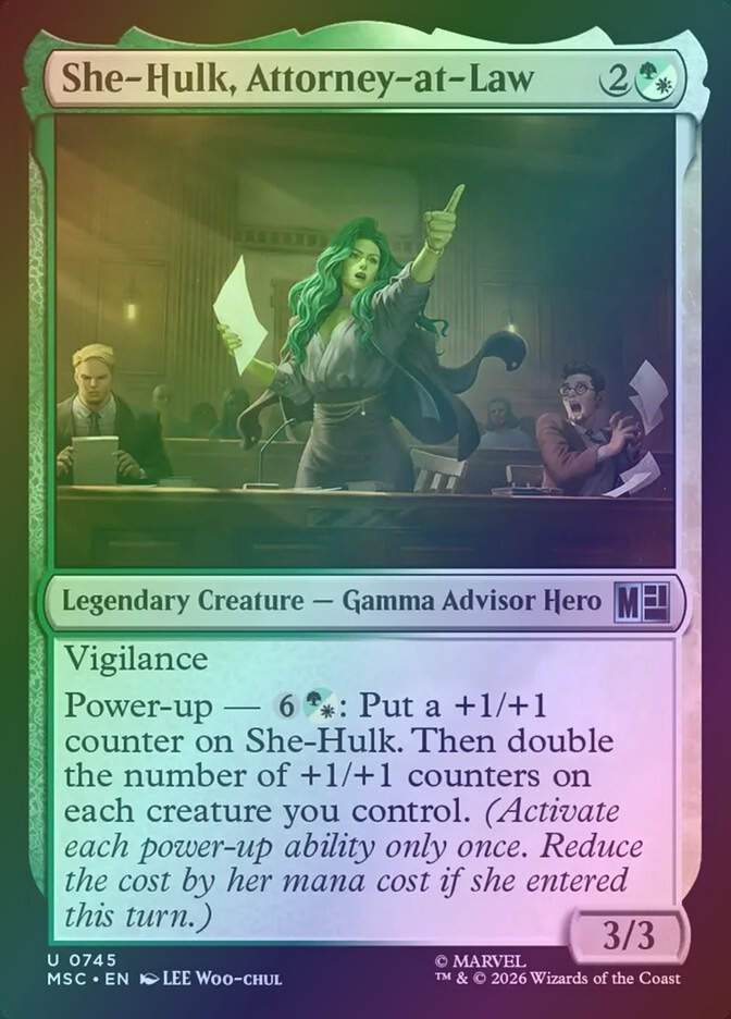 She-Hulk, Attorney-at-Law (MSC) (745) / Foil