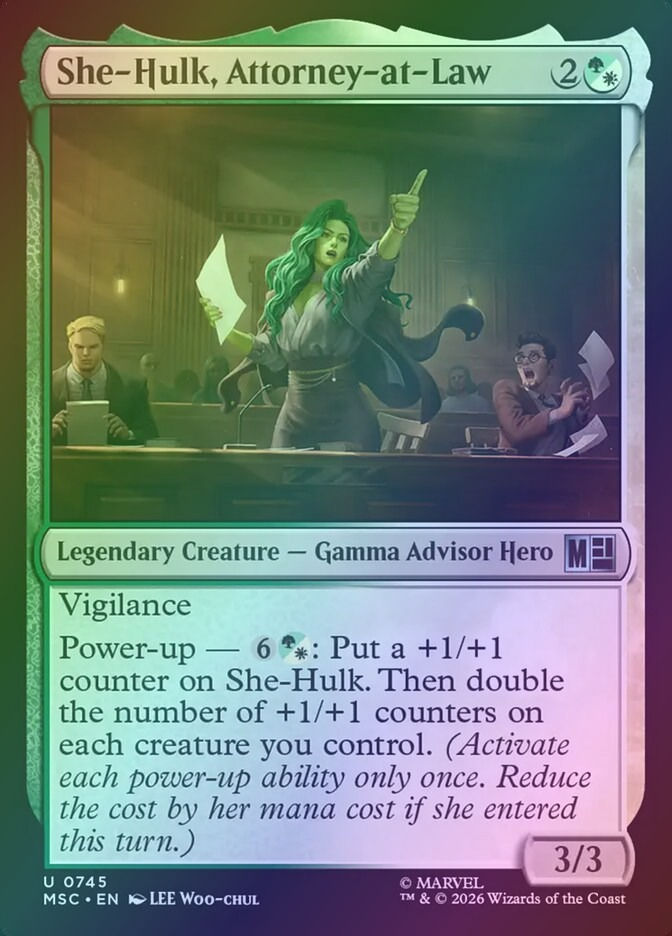 She-Hulk, Attorney-at-Law (MSC) (745) / Foil