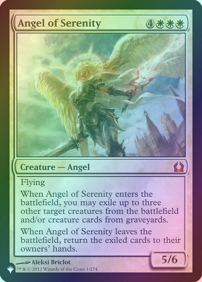Angel of Serenity (PLST) (RTR-1) / Foil