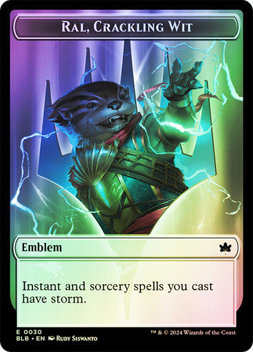 Bushy Bodyguard (tblb) (20) // Ral, Crackling Wit Emblem (tblb) (30) — cara 2 de 2