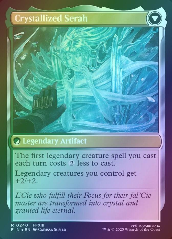 Serah Farron // Crystallized Serah (PFIN) (240s) / Foil — cara 2 de 2