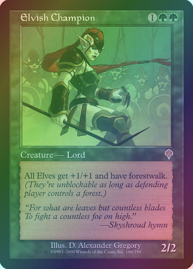 Elvish Champion (INV) (186) / Foil
