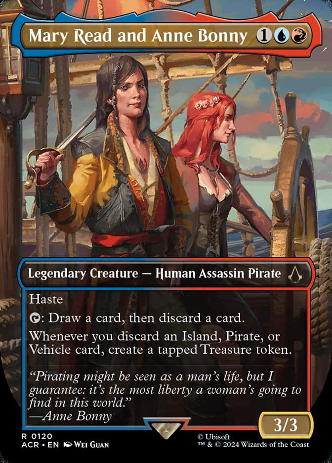 Mary Read and Anne Bonny (ACR) (120) / Borderless