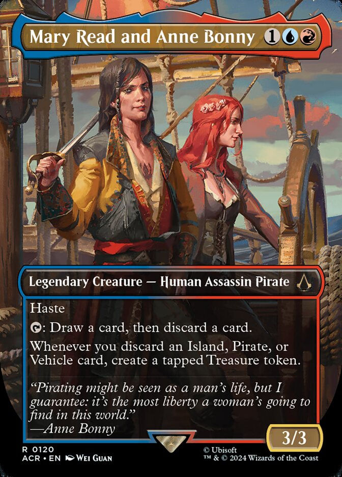 Mary Read and Anne Bonny (ACR) (120) / Borderless