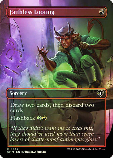 Faithless Looting (cmm) / Borderless / Foil