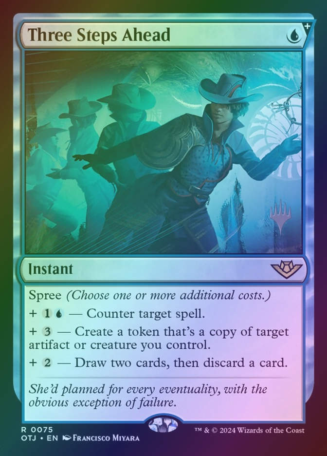 Three Steps Ahead (POTJ) (75p) / Foil