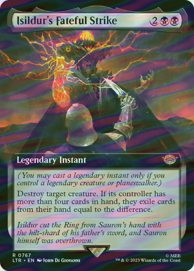 Isildur's Fateful Strike (LTR) (767) / Extended Art / Surge Foil