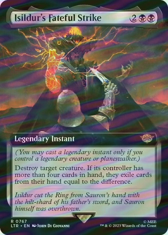 Isildur's Fateful Strike (LTR) (767) / Extended Art / Surge Foil