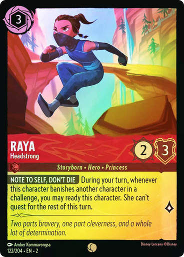Raya - Headstrong (LOR_ROF) / Foil