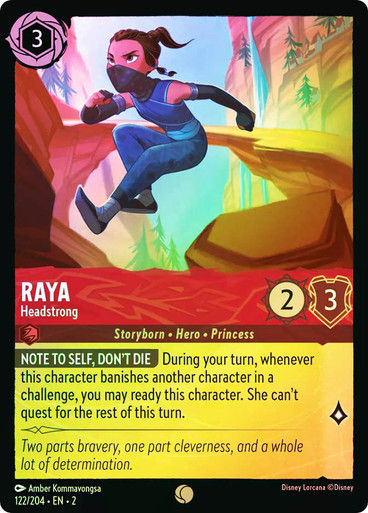 Raya - Headstrong (LOR_ROF) / Foil