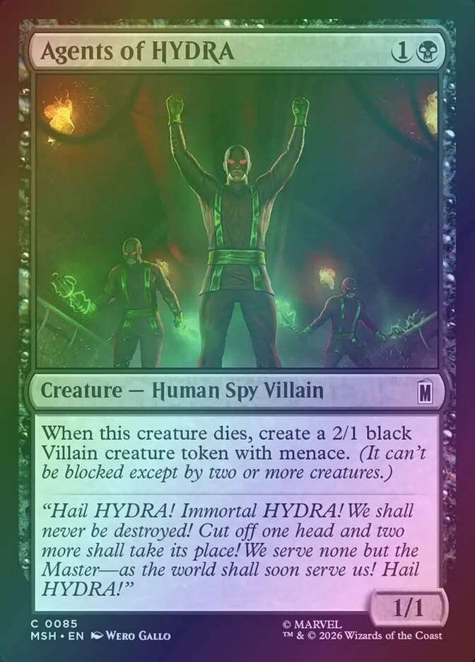 Agents of HYDRA (MSH) (85) / Foil