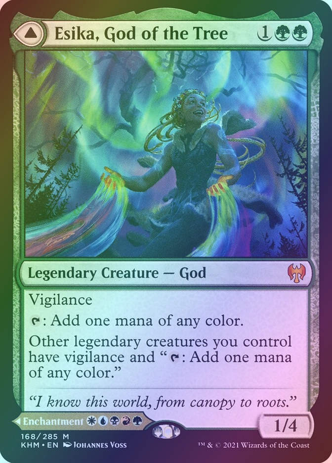 Esika, God of the Tree // The Prismatic Bridge (KHM) (168) / Foil