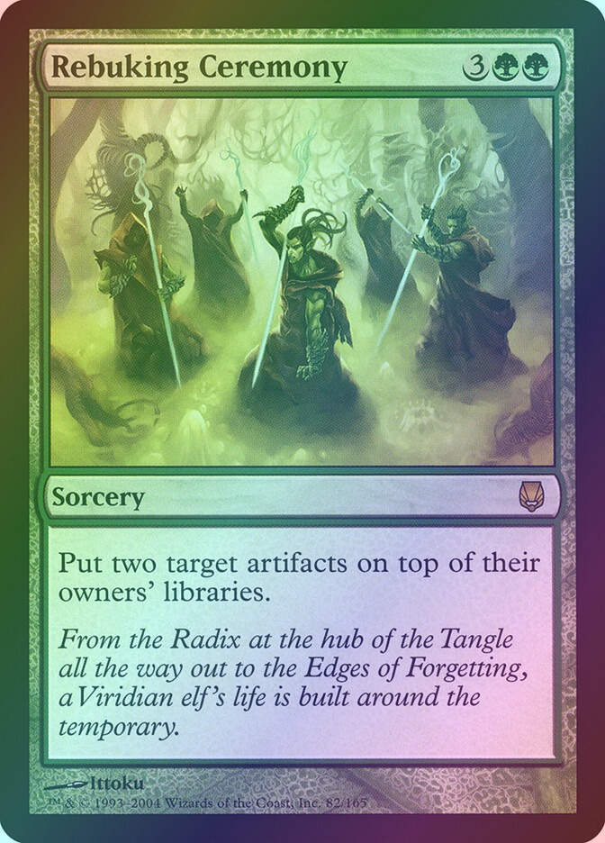Rebuking Ceremony (DST) (82) / Foil