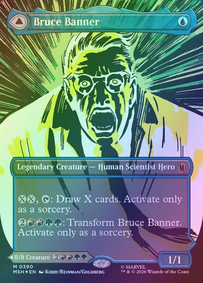 Bruce Banner // The Incredible Hulk (MSH) (390) / Comic / Foil