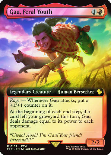 Gau, Feral Youth (FIC) (152) / Extended Art / Foil