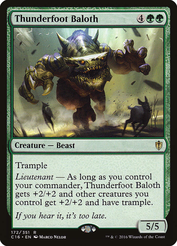 Thunderfoot Baloth (c16)