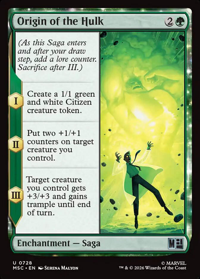 Origin of the Hulk (MSC) (728)