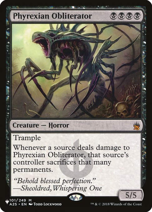 Phyrexian Obliterator (PLST) (A25-101)
