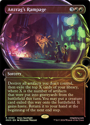 Anzrag's Rampage (mkm) (303) / Showcase Foil