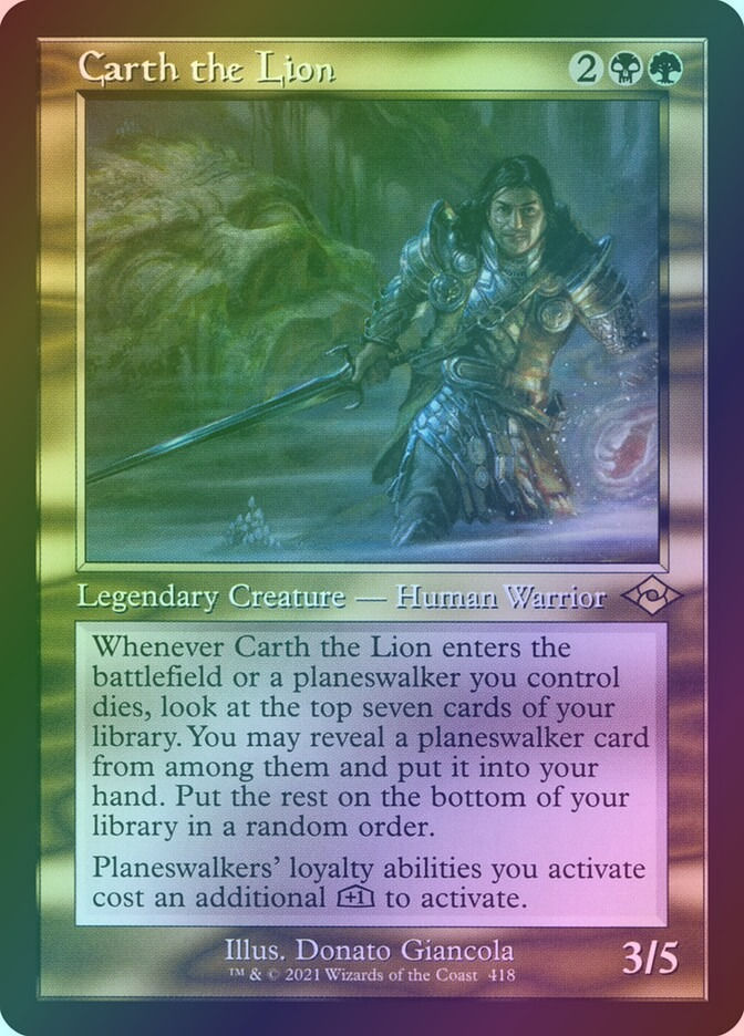 Carth the Lion (MH2) (418) / Foil