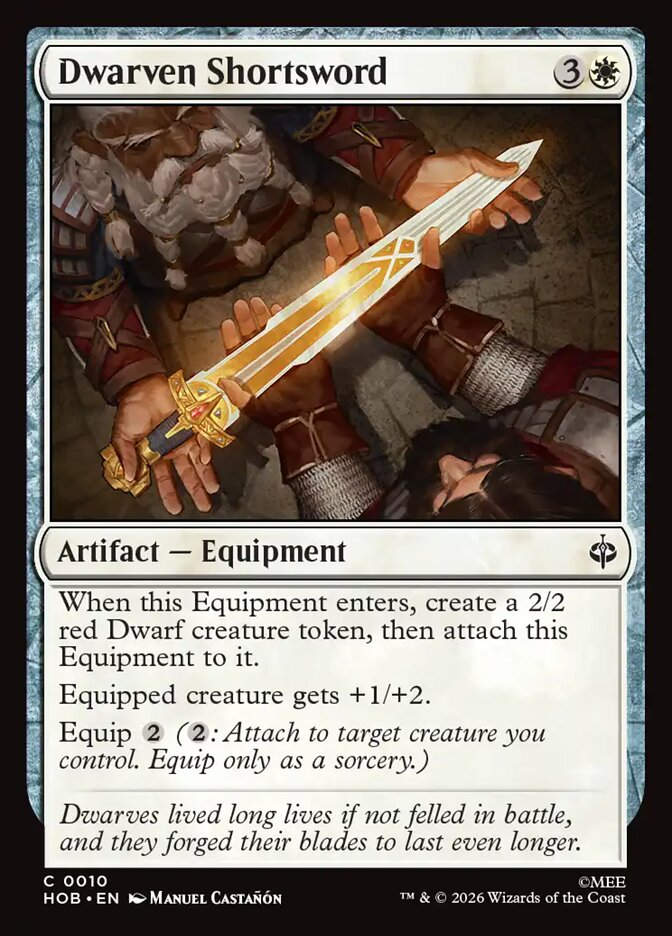 Dwarven Shortsword (HOB) (10)