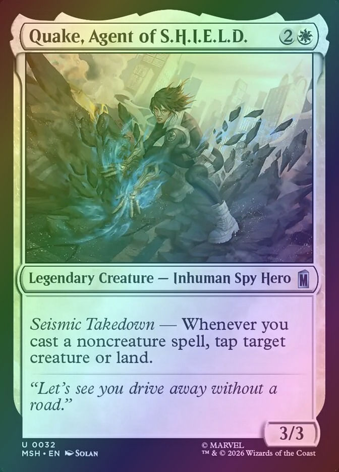 Quake, Agent of S.H.I.E.L.D. (MSH) (32) / Foil