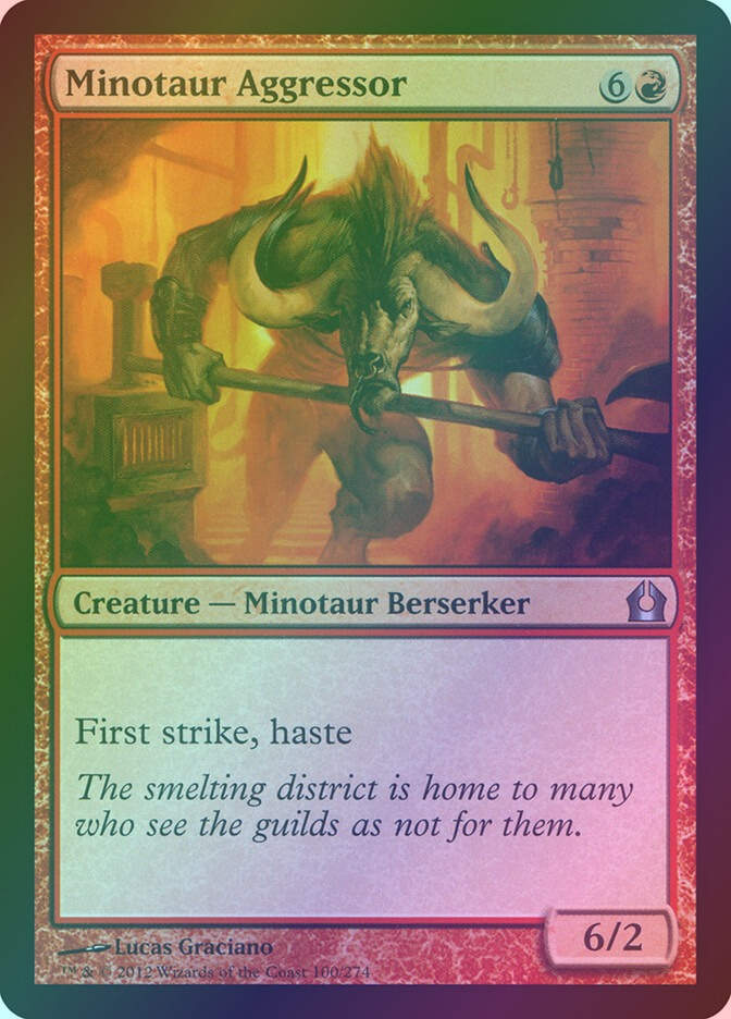 Minotaur Aggressor (RTR) (100) / Foil